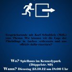 Gespräch mit Karl Schultheis zur Flüchtlingssituation